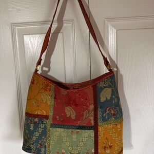 Patchwork Shoulder Bag - Multicolor